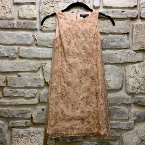 American Living dress gold blush champagne size 4
